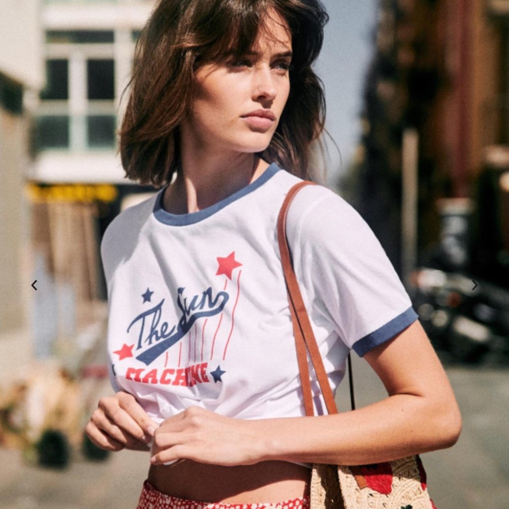 BRAND NEW Sézane The Sun Machine T-Shirt